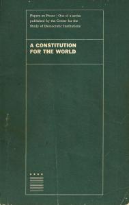 A Constitution for the World 1965